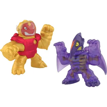 Hračka Goo Jit Zu figurka Galaktický útok Série 5 vesus balení Sun Fyre Blazagon vs. Dark Matter Terrack 12 cm