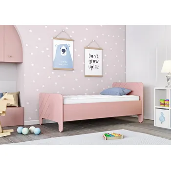 Dětská postel Dětská postel Noli 160x80 růžová (matrace Zdarma)