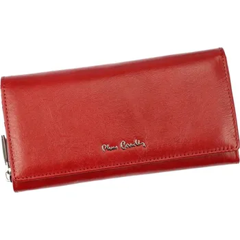 Červená kožená peněženka Pierre Cardin 06 ITALY 106