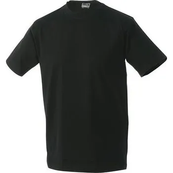 Pánské tričko James a Nicholson JN002 pánské tričko 5XL černé