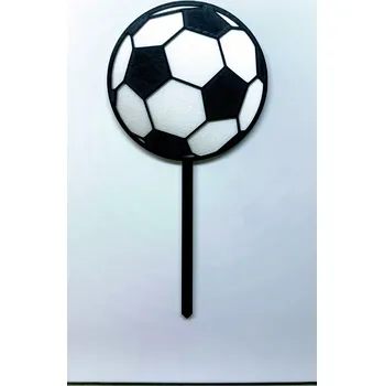 Dortová svíčka Zápich / Cupcake Fotbalový míč