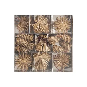 Vánoce Indecor Ozdoba slaměná 24 ks