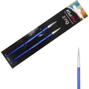 Jehlice KnitPro Zing vyměnné kruhové jehlice 11,5Cm 4,5 mm (Normal IC Interchangeable Needles 4,5 mm)