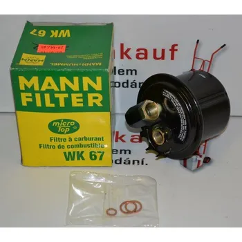 Autodíl Palivový filtr HONDA CONCERTO - ROVER 200 400 (HONDA 16010-SK3-E31 HONDA 16010-SK3-E32 HONDA 16900-SK3-E31 HONDA 16010-SK3-505 HONDA 16010-SK3-K51 ROVER GFE 7021 ROVER GFE 7058 ROVER WJN 10010 ROVER WJN 10010EVA MANN FILTER WK67)