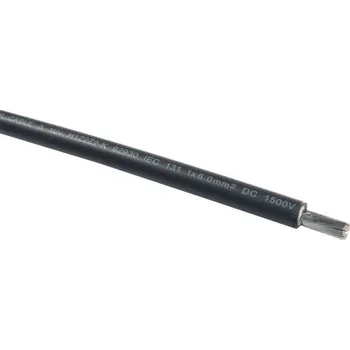 solární kabel KABEL 6mm2 1.5kV PRO SOLÁRNÍ PANELY - Červená