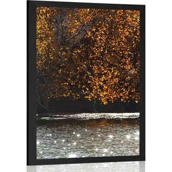 Plakát Dovido Plakát odraz listí v jezeře