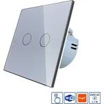 WELAIK skleněný dotykový vypínač kompletní ř.5 WiFi- šedý