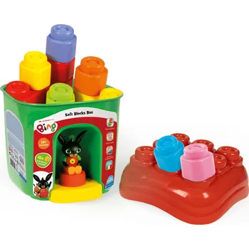 Hračka pro nejmenší Clementoni Clemmy baby - BING - Kyblík s kostkami