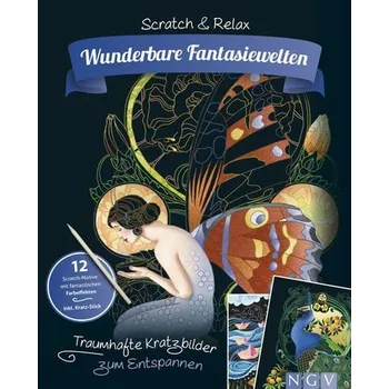 Encyklopedie Wunderbare Fantasiewelten - Traumhafte Kratzbilder zum Entspannen