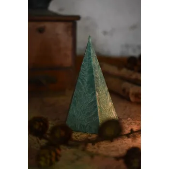 Svíčka Supeko svíčka vonná jehlánek 12 cm Tonka fazole