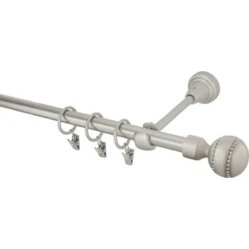 Garnýž Garnýž kovová 220 cm jednořadá 16 Paola crystal chrom mat