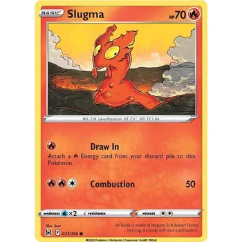 Sběratelská karetní hra Slugma 021/196 - Lost Origin Typ karty: Non-Holo