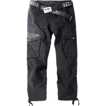 Pánské kalhoty Thor Steinar - kapsáče Thorlik schwarz Barva: Černá, Vel: M/34