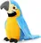 Interaktivní mluvící papoušek 23 cm, modrý