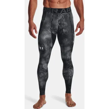 Kompresní legíny Under Armour UA HG Armour Prtd Legging-BLK 001 S