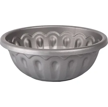 Květináč Žardina 26cm Lea stříbrná