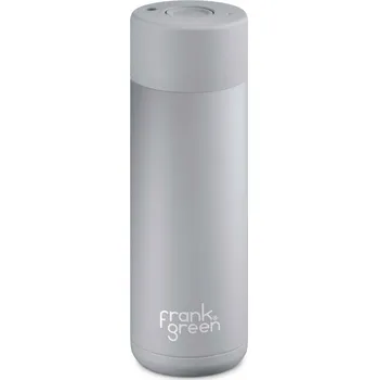 Láhev Cestovní láhev, Ceramic 595 ml, Button Lid, Harbour Mist - Frank Green