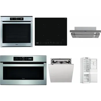 Set domácích spotřebičů WHIRLPOOL ABSOLUTE AKZM 8480 IX + WHIRLPOOL WL S7260 NE + WHIRLPOOL AKR 749/1 IX + WHIRLPOOL ABSOLUTE AMW 730 IX + WHIRLPOOL WIC 3C33 PFE + WHIRLPOOL WHC18 T311