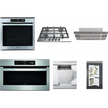 Set domácích spotřebičů WHIRLPOOL ABSOLUTE AKZM 8480 IX + WHIRLPOOL TKRL 661 IX EU + WHIRLPOOL AKR 5390/1 IX + WHIRLPOOL ABSOLUTE AMW 730 IX + WHIRLPOOL WSIC 3M27 C + WHIRLPOOL ART 66112