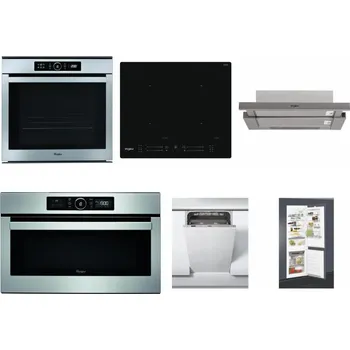 Set domácích spotřebičů WHIRLPOOL ABSOLUTE AKZM 8480 IX + WHIRLPOOL WL S7260 NE + WHIRLPOOL AKR 5390/1 IX + WHIRLPOOL ABSOLUTE AMW 730 IX + WHIRLPOOL WSIC 3M27 C + WHIRLPOOL ART 65031