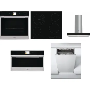 Set domácích spotřebičů WHIRLPOOL W9 OP2 4S2 H + WHIRLPOOL AKT 8900 BA + WHIRLPOOL WHBS 62F LT K + WHIRLPOOL W9 MD260 IXL + WHIRLPOOL WSIC 3M27 C