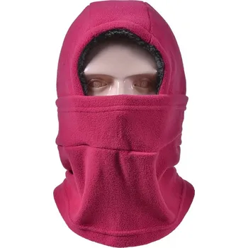 Čepice Zimní kukla Růžová