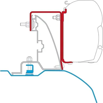 Stínicí technika Adaptér pro Fiamma F45 na Ducato H2