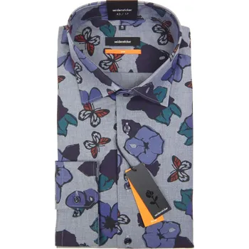 Pánská košile HEDVA ČESKÝ BROKÁT Košile DR New Kent bussines motýl modrá Velikost: 39