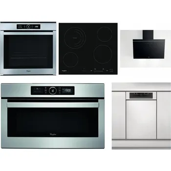 Set domácích spotřebičů WHIRLPOOL ABSOLUTE AKZM 8480 IX + WHIRLPOOL AKT 8900 BA + WHIRLPOOL AKR 62F LT K + WHIRLPOOL ABSOLUTE AMW 730 IX + WHIRLPOOL WSBO 3O34 PF X