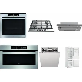 Set domácích spotřebičů WHIRLPOOL ABSOLUTE AKZM 8480 IX + WHIRLPOOL TKRL 661 IX EU + WHIRLPOOL AKR 749/1 IX + WHIRLPOOL ABSOLUTE AMW 730 IX + WHIRLPOOL WIO 3T133 PLE + WHIRLPOOL WHC18 T311
