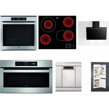 Set domácích spotřebičů WHIRLPOOL ABSOLUTE AKZM 8480 IX + WHIRLPOOL AKT 8190/BA + WHIRLPOOL AKR 62F LT K + WHIRLPOOL ABSOLUTE AMW 730 IX + WHIRLPOOL WSBO 3O34 PF X + WHIRLPOOL ART 65031