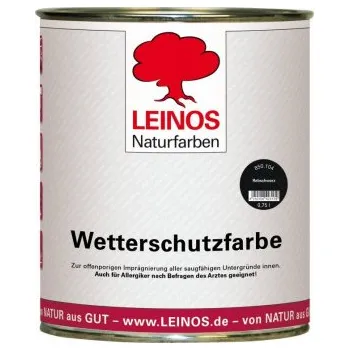 Olej na dřevo LEINOS 850.401 - Venkovní olejová barva - Antracitově šedá 0,75lt LEINOS L-850.733 000750