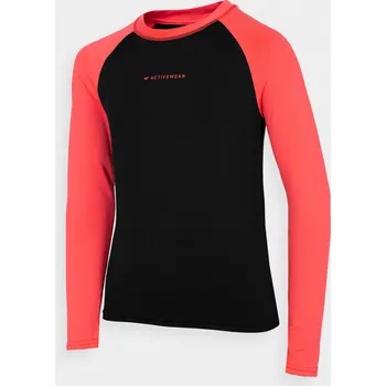 Chlapecké tričko 4F HJZ22-JBIDD001 DEEP BLACK Dětské tričko EU 122/128