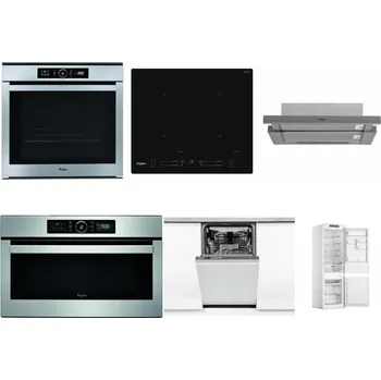 Set domácích spotřebičů WHIRLPOOL ABSOLUTE AKZM 8480 IX + WHIRLPOOL WL S7260 NE + WHIRLPOOL AKR 749/1 IX + WHIRLPOOL ABSOLUTE AMW 730 IX + WHIRLPOOL WSIO 3O34 PFE X + WHIRLPOOL WHC18 T311