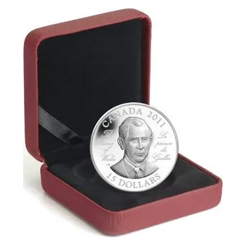 Stříbrná mince 1 Oz Princ Charles 2011