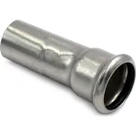 INAIRCOM Koleno 15° 76x76mm i/a INOX PRESS