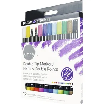 DR Sada popisovačů se dvěma hroty