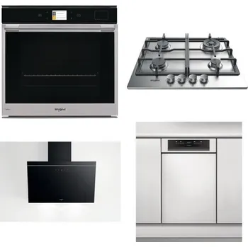 Set domácích spotřebičů WHIRLPOOL W9 OP2 4S2 H + WHIRLPOOL TKRL 661 IX EU + WHIRLPOOL AKR 62F LT K + WHIRLPOOL WSBO 3O34 PF X