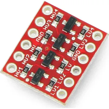 Měnič napětí Převodník logické úrovně obousměrný, 4kanálový - SparkFun BOB-12009