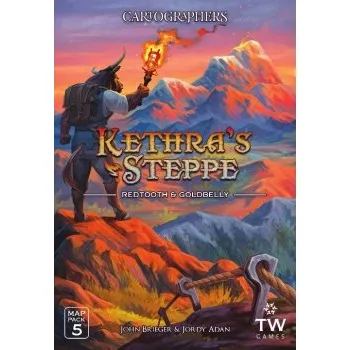 Desková hra Thunderworks Games Cartographers Map Pack 5 - Kethra's Steppe - EN