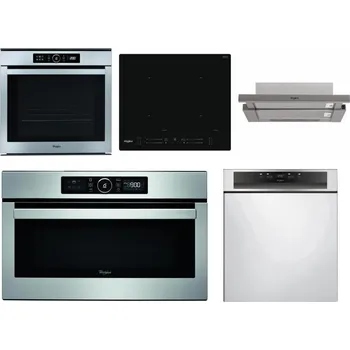 Set domácích spotřebičů WHIRLPOOL ABSOLUTE AKZM 8480 IX + WHIRLPOOL WL S7260 NE + WHIRLPOOL AKR 5390/1 IX + WHIRLPOOL ABSOLUTE AMW 730 IX + WHIRLPOOL WBC 3C34 PF X
