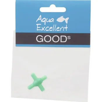 Akvarijní rozdvojka plastová ve tvaru X