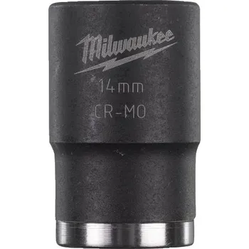 Gola hlavice MILWAUKEE Průmyslová hlavice Shockwave 3/8" HEX 14mm, krátká
