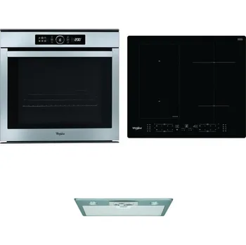 Set domácích spotřebičů WHIRLPOOL ABSOLUTE AKZM 8480 IX + WHIRLPOOL WL B8160 NE + WHIRLPOOL AKR 650/1 IX