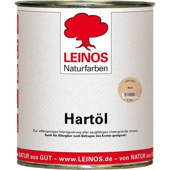 Olej na dřevo LEINOS 240 Tvrdý olej bílý 0,75lt LEINOS L-240.202 000750