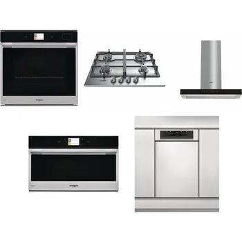 Set domácích spotřebičů WHIRLPOOL W9 OP2 4S2 H + WHIRLPOOL TKRL 661 IX EU + WHIRLPOOL WHBS 62F LT K + WHIRLPOOL W9 MD260 IXL + WHIRLPOOL WSBO 3O34 PF X