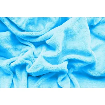 Prostěradlo MY HOUSE Prostěradlo mikroplyš azurové 180x200 cm