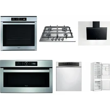 Set domácích spotřebičů WHIRLPOOL ABSOLUTE AKZM 8480 IX + WHIRLPOOL TKRL 661 IX EU + WHIRLPOOL AKR 62F LT K + WHIRLPOOL ABSOLUTE AMW 730 IX + WHIRLPOOL WBC 3C34 PF X + WHIRLPOOL WHC18 T311