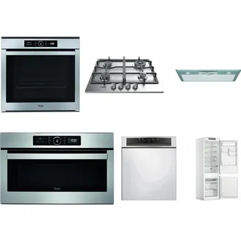 Set domácích spotřebičů WHIRLPOOL ABSOLUTE AKZM 8480 IX + WHIRLPOOL TKRL 661 IX EU + WHIRLPOOL AKR 650/1 IX + WHIRLPOOL ABSOLUTE AMW 730 IX + WHIRLPOOL WBC 3C34 PF X + WHIRLPOOL WHC18 T311
