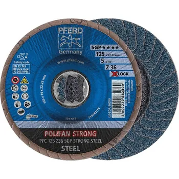 Brusný kotouč Lamelový brusný kotouč X-LOCK STEEL K50SGPS 115mm Pferd